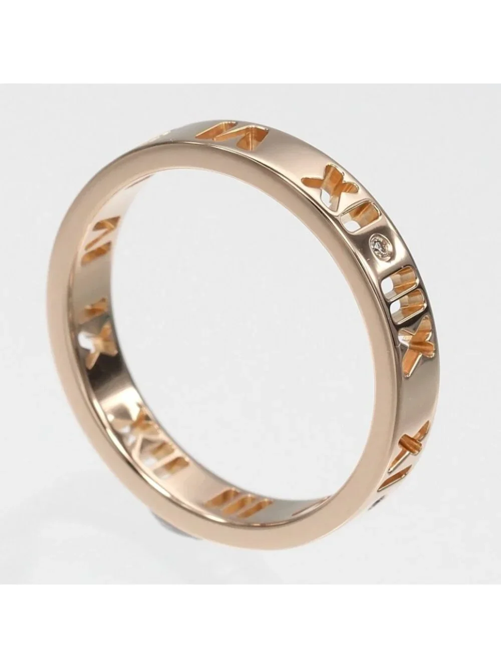 Tiffany & Co Pierced Atlas 18k Yellow Gold Diamond Ring